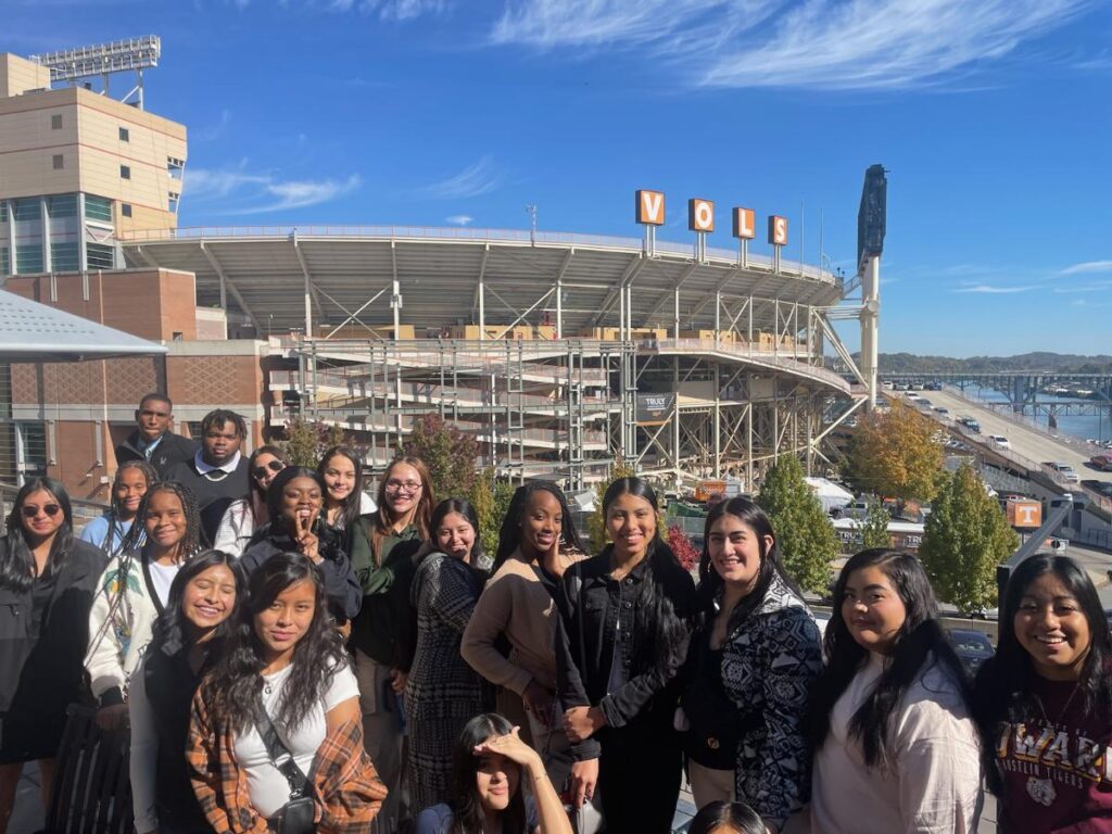 The Howard School Students in front of Neyland Stadium